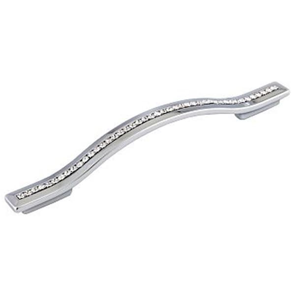 Gan Eden Crystal Bow Pull, Bright Chrome, 128 x 160mm Ctc GA2667532 - main